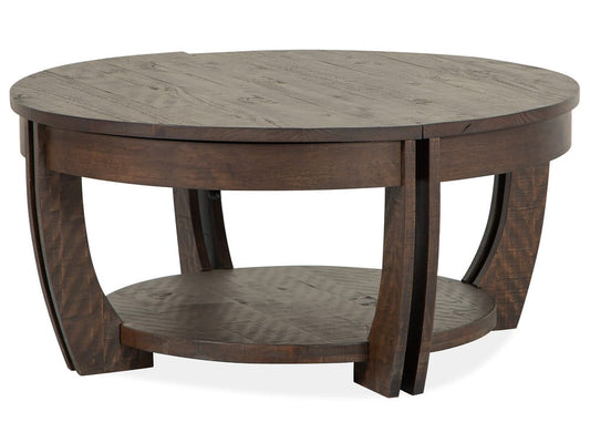 Magnussen - Lyndale Nutmeg Lift Top Storage Cocktail Table With End Table - T5391-50KIT1 view 2