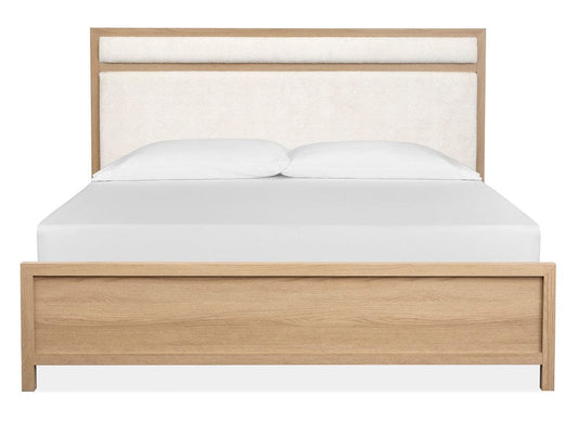Magnussen - Merrifield Sandstone Beige King Upholstered Panel Bed - B5906-65 view 2