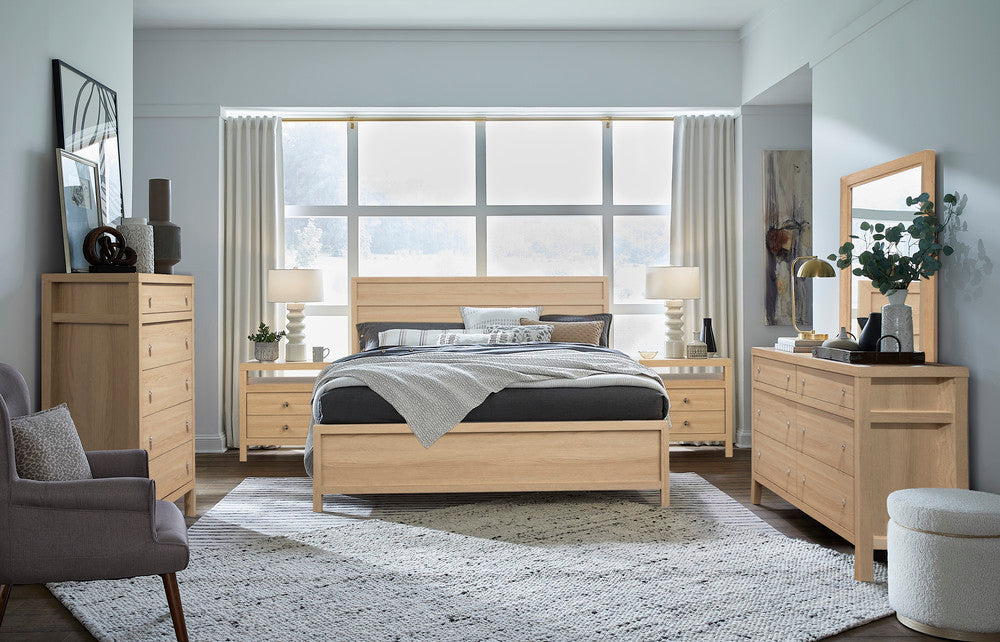 Magnussen - Merrifield Sandstone Beige Queen Panel Bed With Nightstand - B5906-54-KIT1 view 10