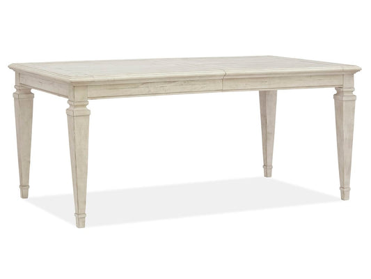 Magnussen - Newport Alabaster Extendable Rectangular Dining Table With 2 Side Chairs Bench Server And Dining Cabinet - D5430-20-KIT34 view 2
