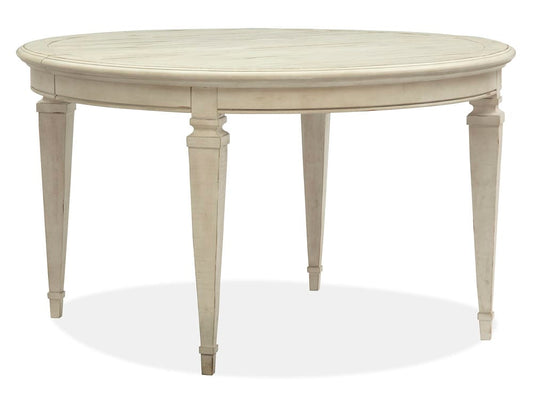 Magnussen - Newport Alabaster Extendable Round Dining Table With 4 Arm Chairs Server And Dining Cabinet - D5430-25-KIT9 view 2