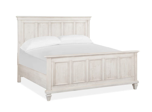 Magnussen - Newport Alabaster King Panel Bed 2 Nightstands Drawer Dresser With Landscape Mirror And Gentleman'S Chest - B5430-64-KIT6 view 2