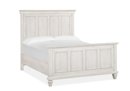 Magnussen - Newport Alabaster Queen Panel Bed 2 Nightstands Drawer Dresser With Landscape Mirror And Gentleman'S Chest - B5430-54-KIT6 view 2