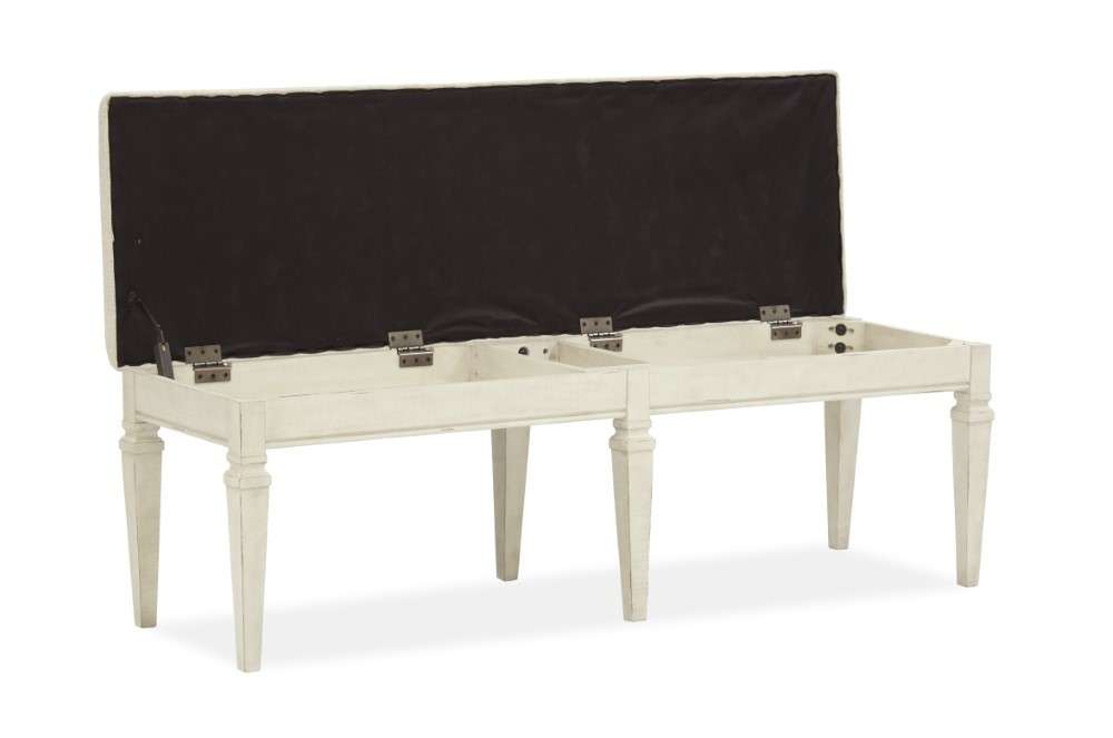 Magnussen - Newport Wood Bench w/Upholstered Seat - D5430-68 veiw 3