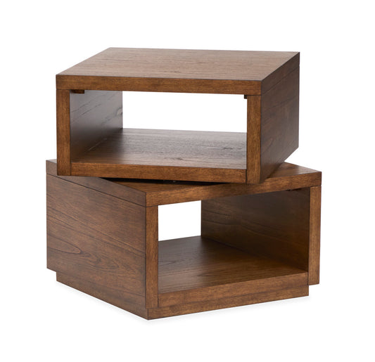 Magnussen - Newton Cinnamon Square End Table - T6505-01 view 2