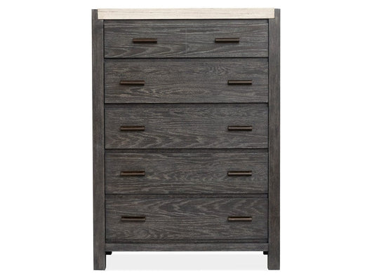 Magnussen - Plum Creek Ravenwood Black Drawer Chest - B5990-10 view 2