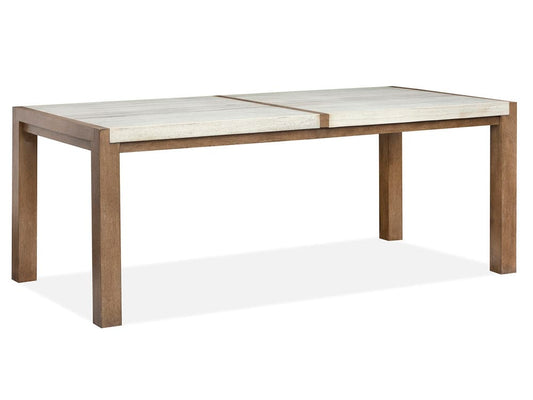 Magnussen - Plum Creek Sierra Brown Rectangular Dining Table With 4 Upholstered Side Chairs - D5768-20-KIT7 view 2