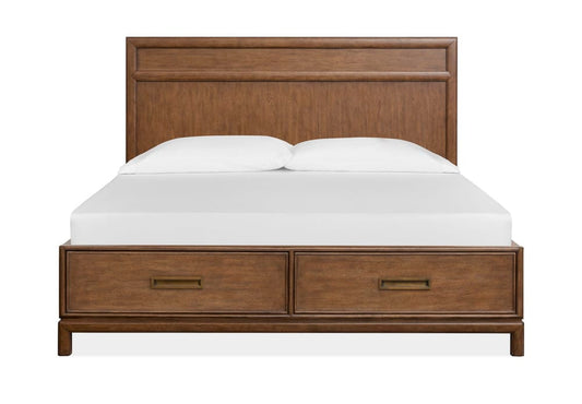 Magnussen - Ridgefield Russet Queen Panel Storage Bed - B6436-54A view 2