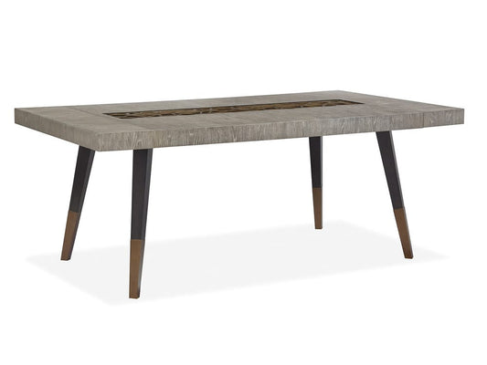Magnussen - Ryker Nocturn Black And Coventry Grey Rectangular Dining Table With 4 Host Chairs - D5013-20-KIT1 view 2