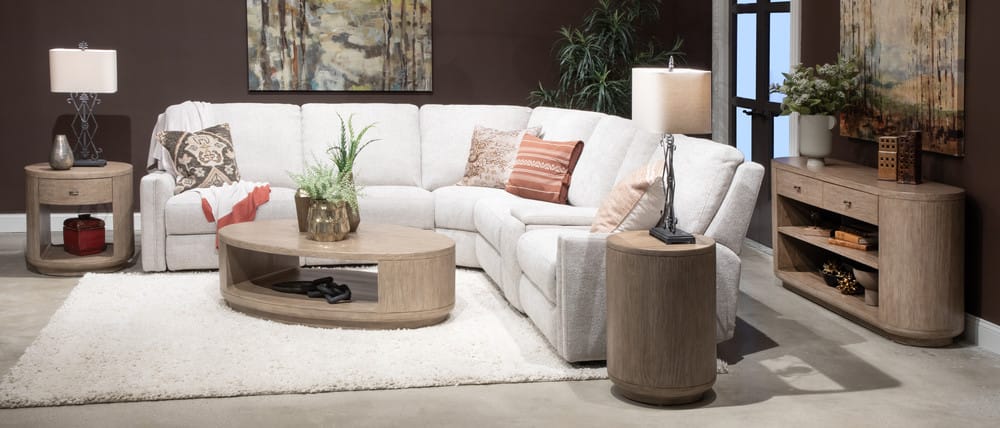 Magnussen - Sanford Chateau Brown Oval Cocktail Table With 2 End Table And Console Sofa Table - T6318-47KIT3 view 10