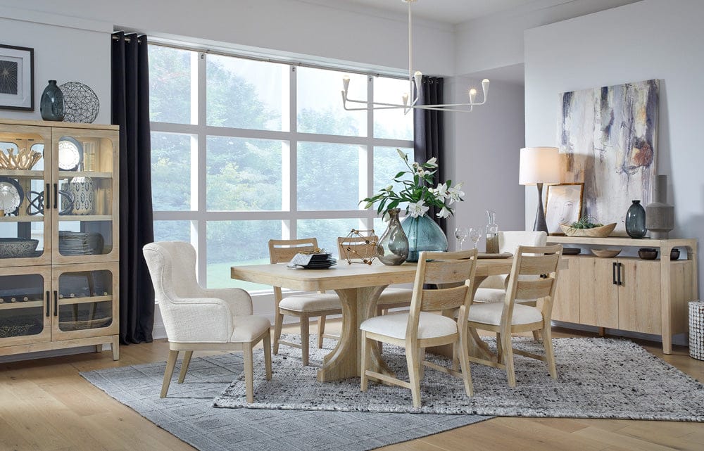 Magnussen - Somerset Butternut Extendable Trestle Dining Table - D5684-21 view 8
