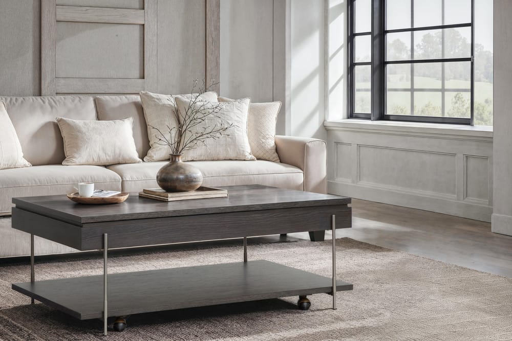 Magnussen - Spencer Dark Briarsmoke Lift Top Storage Cocktail Table With 2 Accent Table And Sofa Table - T5897-50KIT3 view 9