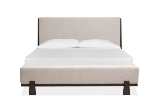 Magnussen - Tauren Coffee Bean King Upholstered Panel Bed - B6434-65 view 2
