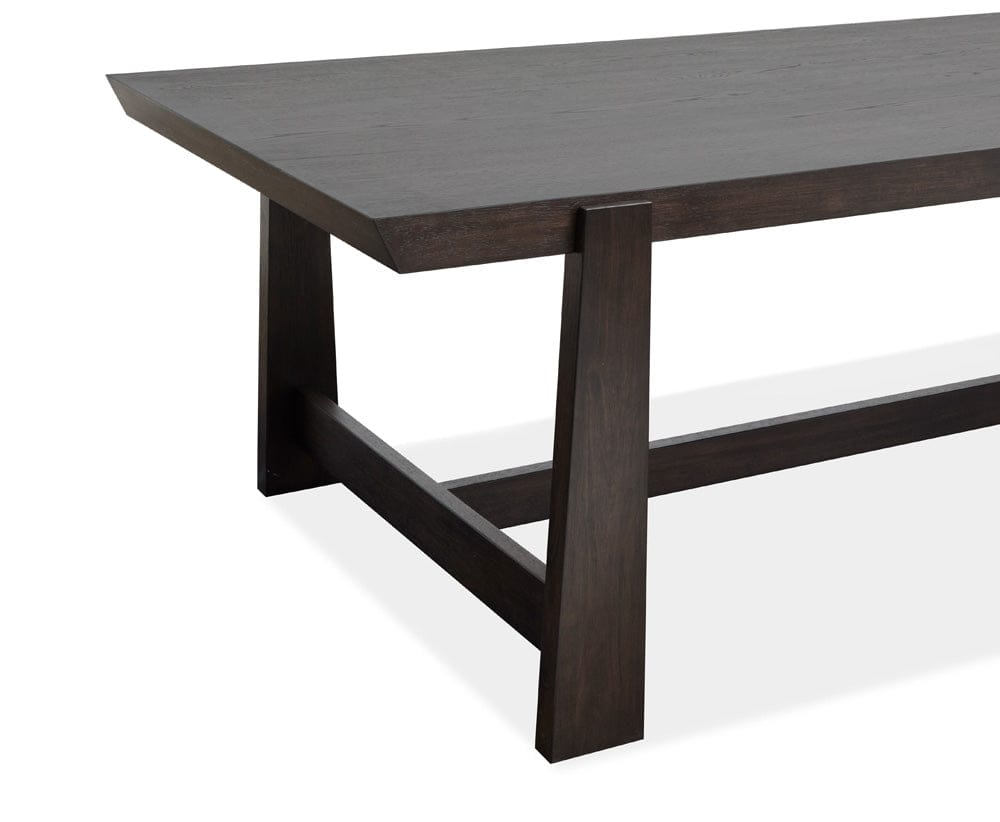 Magnussen - Tauren Coffee Bean Trestle Dining Table - D6434-21 view 6