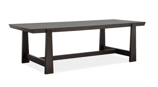 Magnussen - Tauren Coffee Bean Trestle Dining Table With 4 Side Chairs And 2 Upholstered Side Chairs - D6434-21-KIT22 view 2