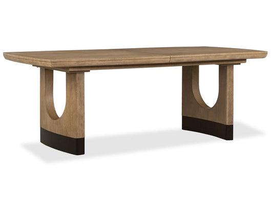 Magnussen - Tristan Swiss Coffee Extendable Trestle Dining Table With 4 Side Chairs Sideboard And Dining Cabinet - D5878-21-KIT3 view 2