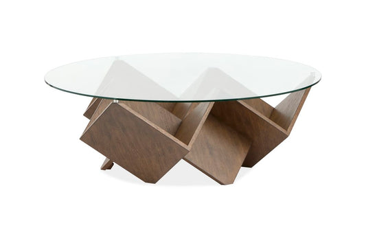 Magnussen - Vector Russet Round Cocktail Table - T6502-45 view 2