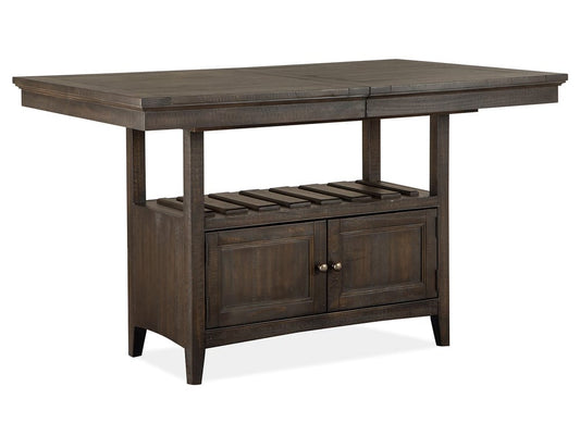 Magnussen - Westley Falls Graphite Extendable Counter Height Dining Table With 4 Counter Chairs - D4399-42-KIT1 view 2