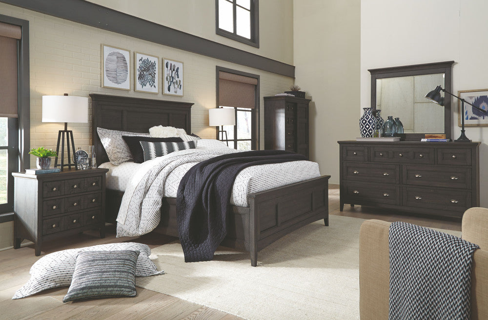 Magnussen - Westley Falls Graphite Queen Panel Storage Bed With 2 Small Nightstands - B4399-55-KIT8 view 10