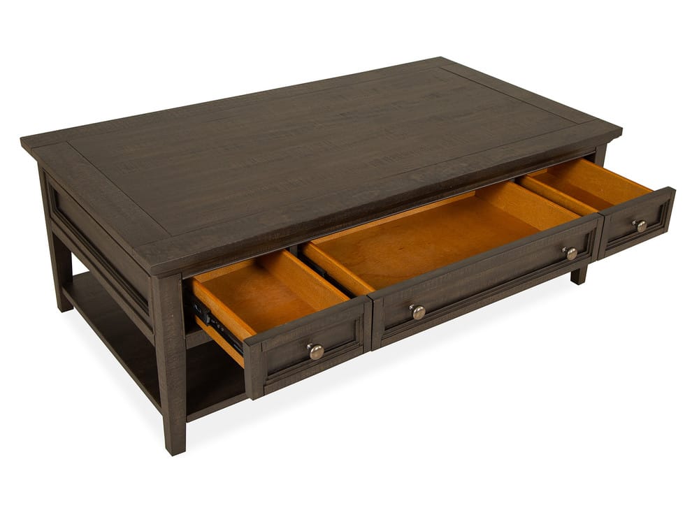 Magnussen - Westley Falls Graphite Rectangular Cocktail Table With End Table - T4399-43KIT7 view 8