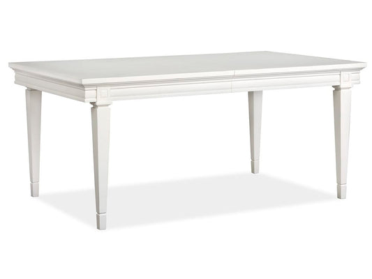 Magnussen - Willowbrook Egg Shell White Extendable Rectangular Dining Table With 2 Side Chairs And Upholstered Bench - D5324-20-KIT28 view 2