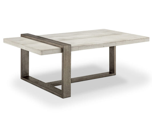 Magnussen - Wiltshire Sea Shell Rectangular Cocktail Table With End Table - T4701-43KIT1 view 2