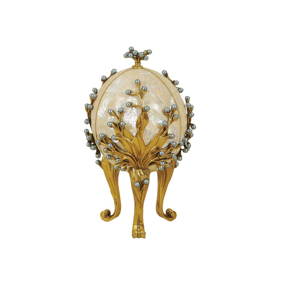 Maitland Smith - Carl Egg On Stand - 8160-10 veiw 1