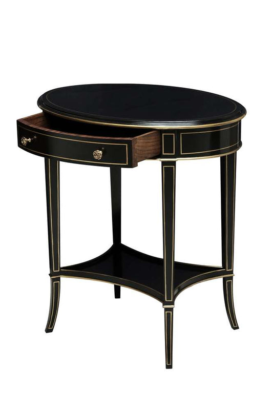 Maitland Smith - Equinox Oval Side Table - 89-1010 veiw 2