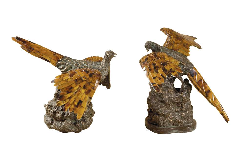 Maitland Smith - Game Bird Sculptures - 8201-10 veiw 1