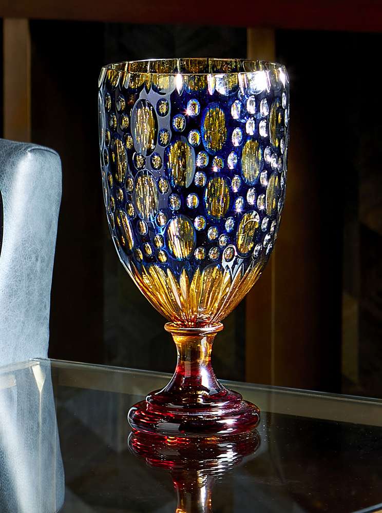Maitland Smith - Handcarved Crystal Vase - 8356-21 veiw 1
