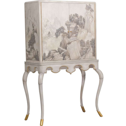 Maitland Smith - Lacca Veneziana Bar Cabinet - 8144-51 veiw 2