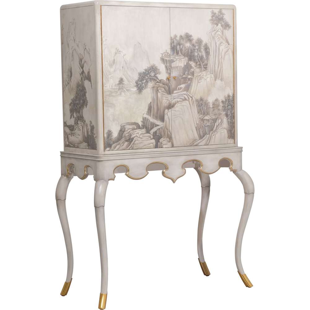 Maitland Smith - Lacca Veneziana Bar Cabinet - 8144-51 veiw 3