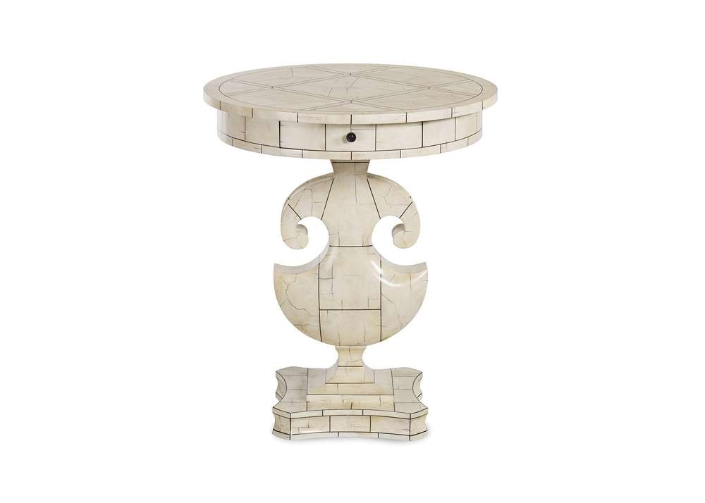 Maitland Smith - Lyre Spot Table - 8176-32 veiw 1
