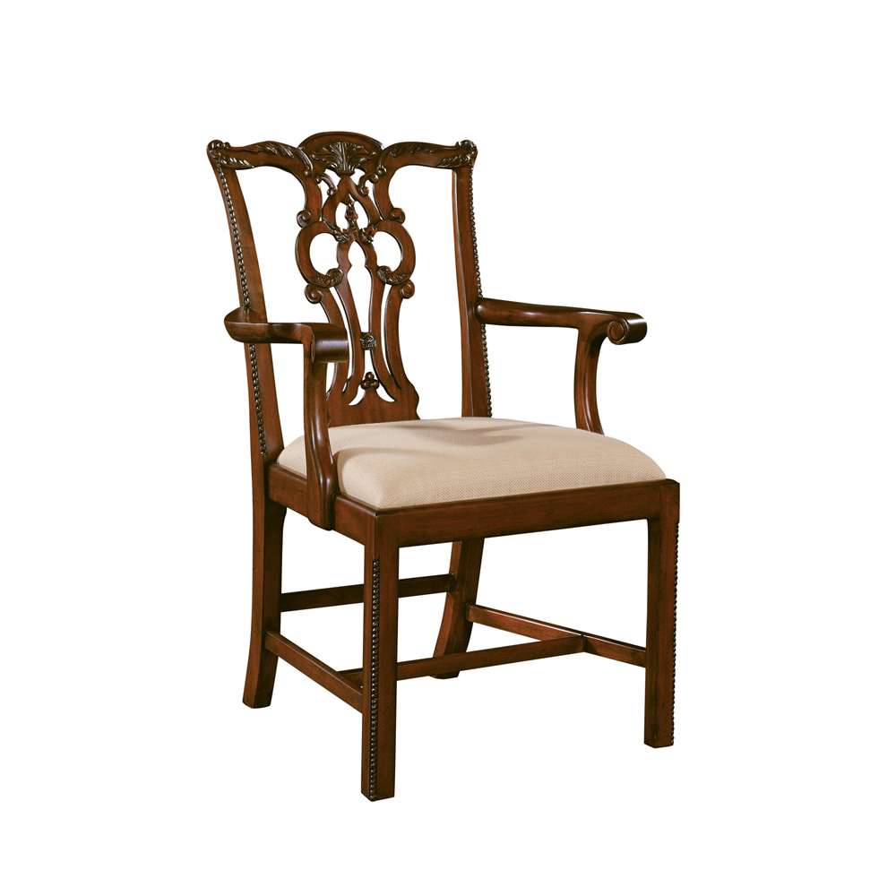 Maitland Smith - Massachusetts Aged Regency Arm Chair - 8102-41 veiw 1