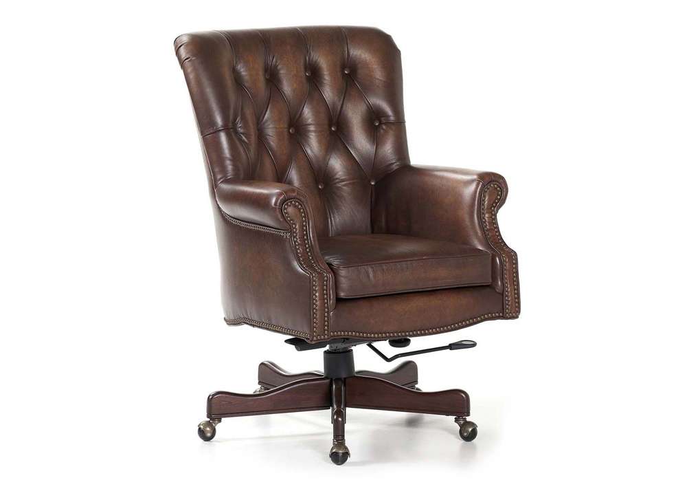 Maitland Smith - Merchant Swivel Tilt Desk Chair - RA111ST-BRI-OAK veiw 1