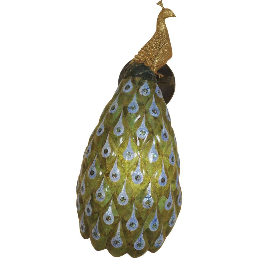 Maitland Smith - Peacock Sconce - 8106-19 veiw 1