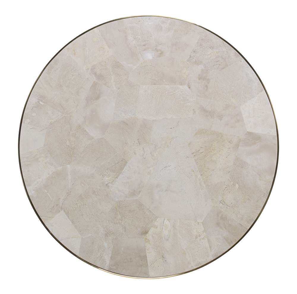 Maitland Smith - Stone Pedestal Occasional Table - 8332-36 veiw 2