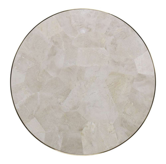 Maitland Smith - Stone Pedestal Occasional Table - 8332-36 veiw 2