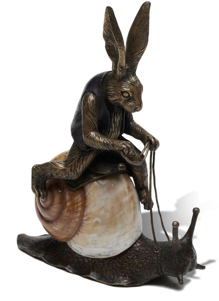 Maitland Smith - Unlikely Cowboy Sculpture - 89-1809 veiw 1