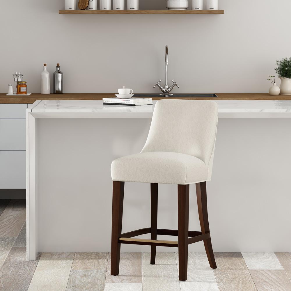 Manhattan Comfort - Beever Counter Stool in Cream - CS024-CR veiw 8