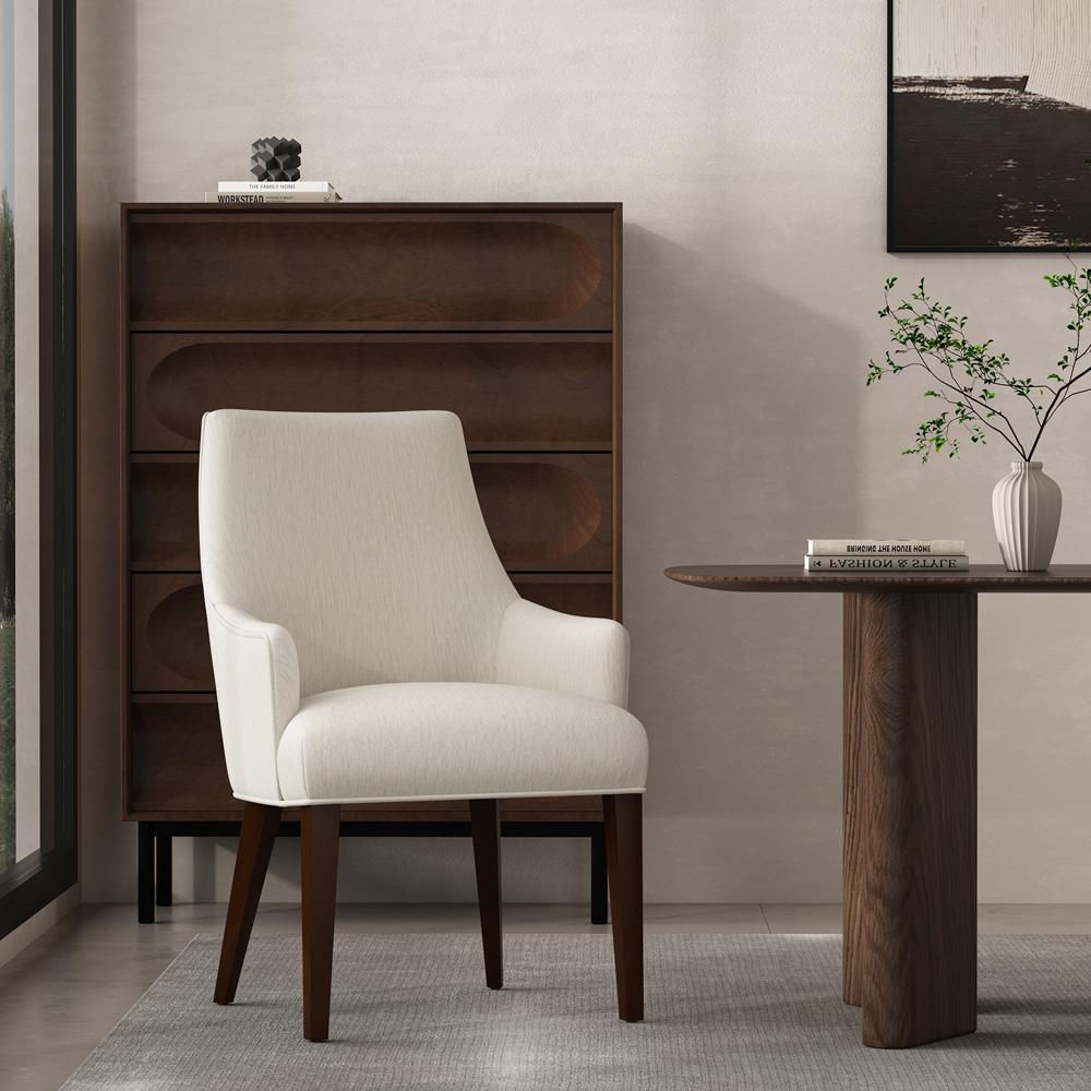 Manhattan Comfort - Beever Dining Armchair in Cream - DC103AR-CR veiw 8