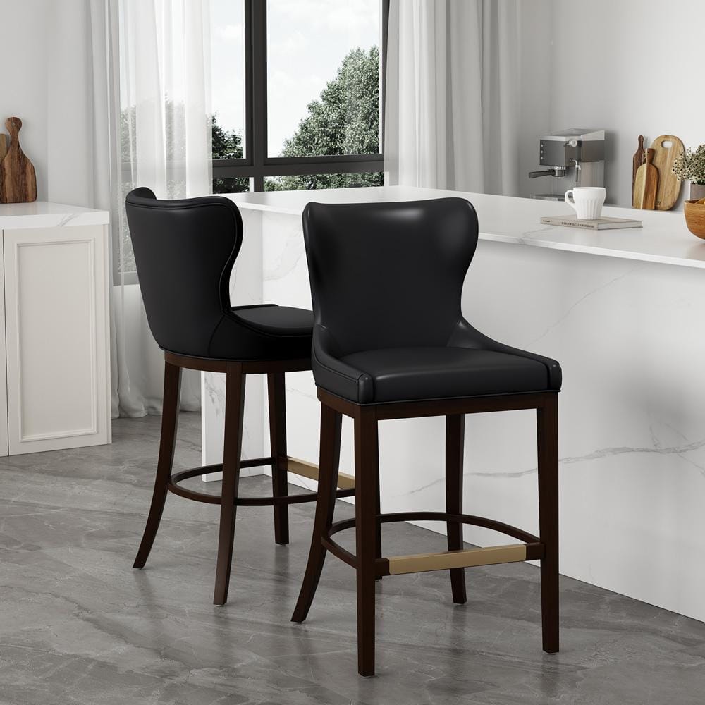 Manhattan Comfort - Blair Barstool in Black - Set of 2 - 2-BS023-BK veiw 8