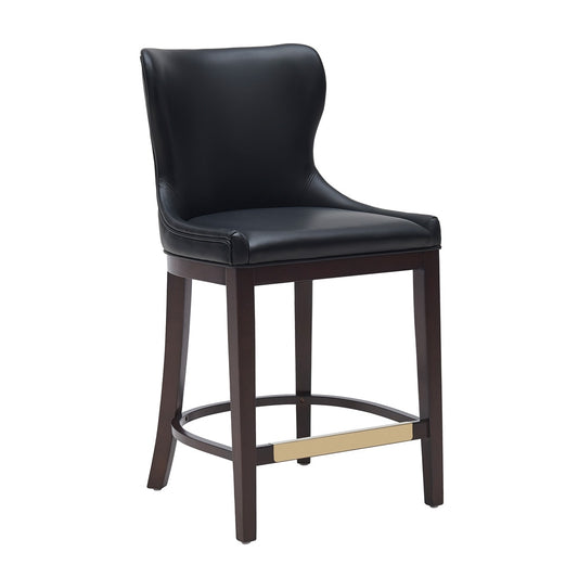 Manhattan Comfort - Blair Counter Stool in Black - Set of 3 - 3-CS020-BK veiw 2