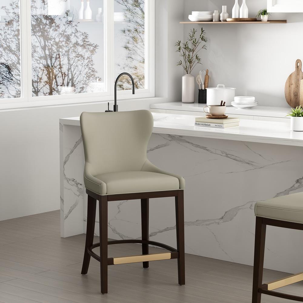 Manhattan Comfort - Blair Counter Stool in Stone - CS020-ST veiw 8