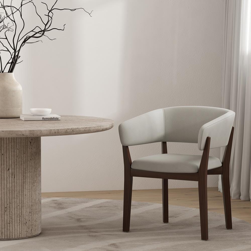 Manhattan Comfort - Blake Dining Armchair in Greige - DC102AR-GE veiw 7