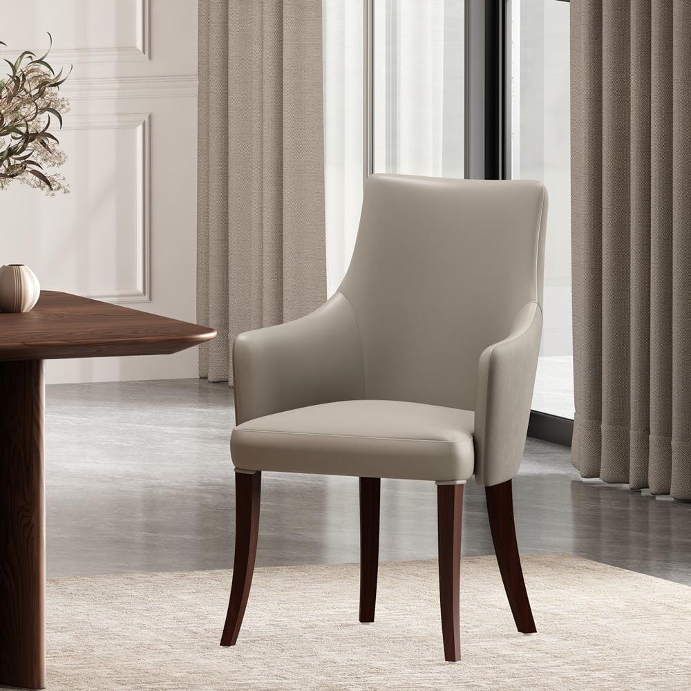 Manhattan Comfort - Connie Dining Armchair in Light Grey - DC095AR-LG veiw 8