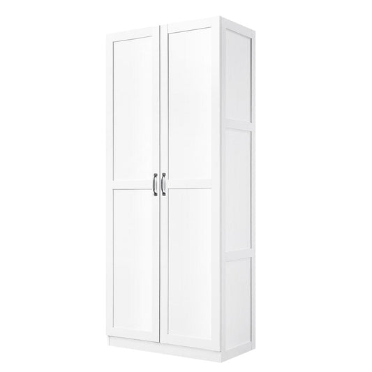 Manhattan Comfort - Cornelia Storage Closet 1.0 in White - Set of 2 - 2-2BC-WH veiw 2