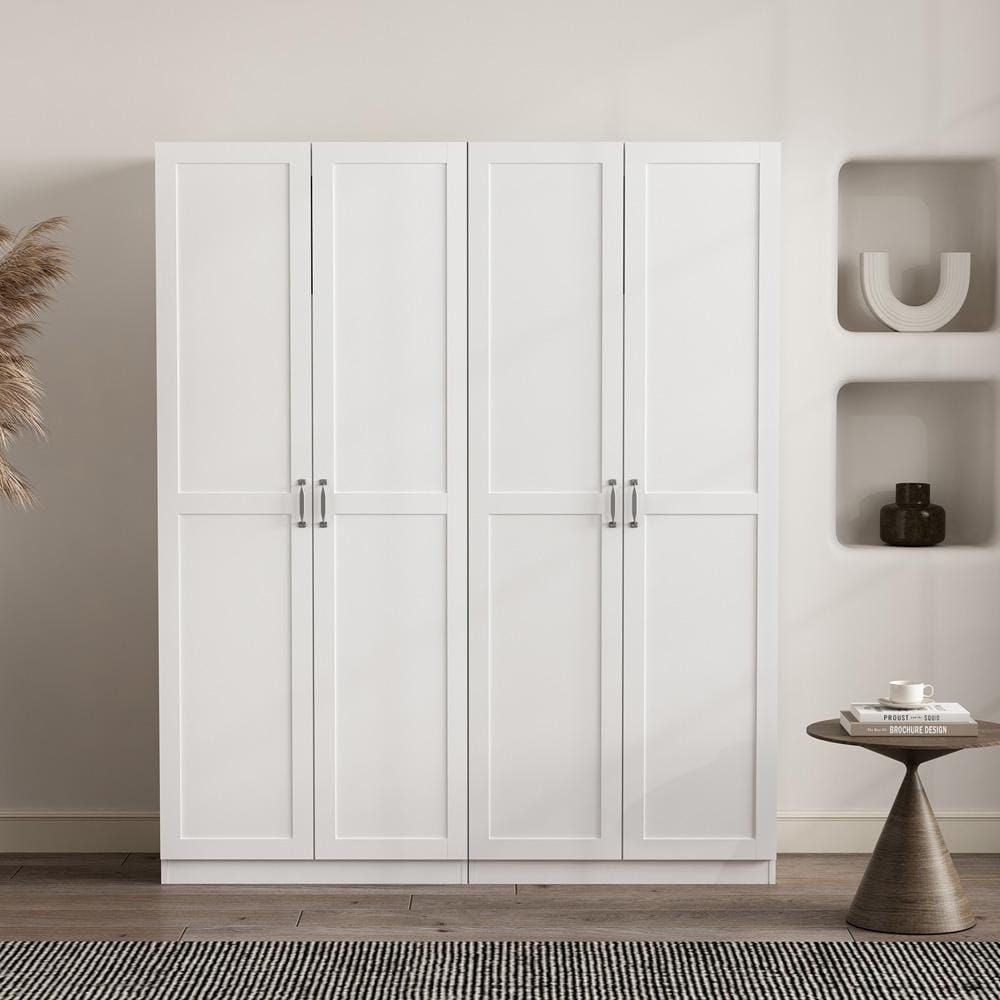 Manhattan Comfort - Cornelia Storage Closet 1.0 in White - Set of 2 - 2-2BC-WH veiw 8