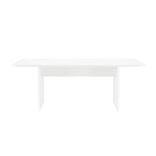 Manhattan Comfort - Ella Dining Table with MDF Legs in White - DT006-WH veiw 2