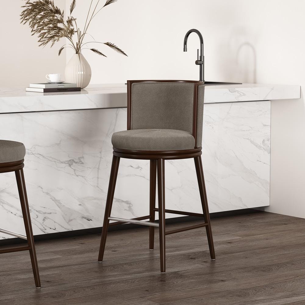 Manhattan Comfort - Evalyn Barstool in Dove - BS024-DO veiw 8